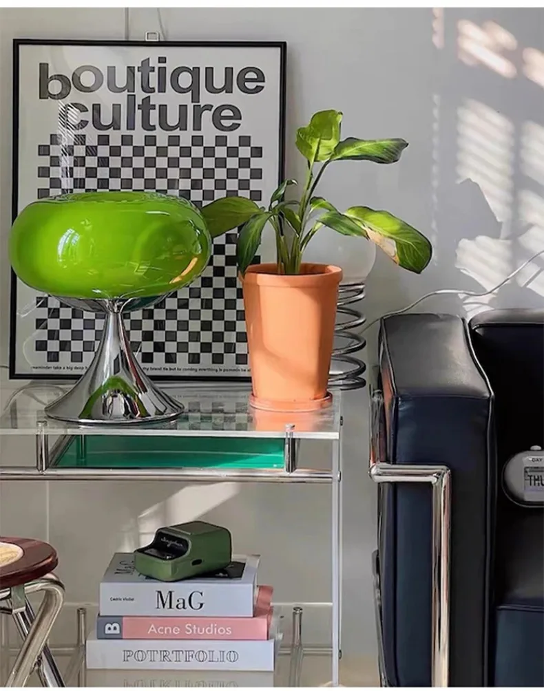 Green Apple Table Lamp Art Creative Lights Home Decor - Image 3