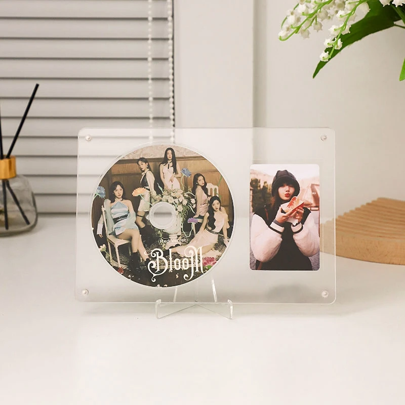 Acrylic Transparent CD Display Photo Frame Photocard Holder - Image 5