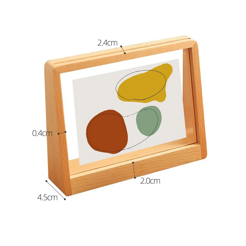 Wooden Rectangle Photo Frame for Home Decor - Image 5