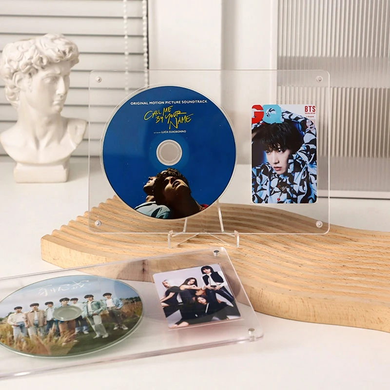 Acrylic Transparent CD Display Photo Frame Photocard Holder - Image 6