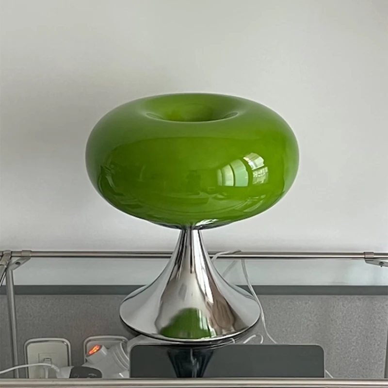 Green Apple Table Lamp Art Creative Lights Home Decor - Image 2