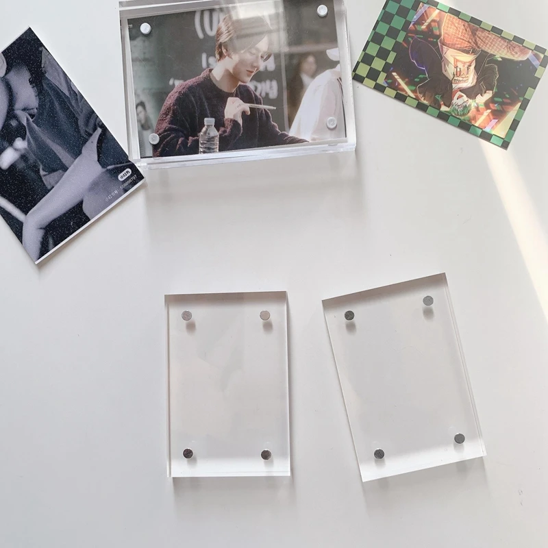 Acrylic Frame Photocards Photo Holder Room Decor - Image 3