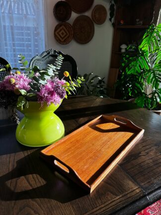 Mid Century Winsome Wood Teak Tray