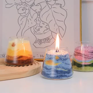 Creative Diy Sand Painting Scented Candle Cup