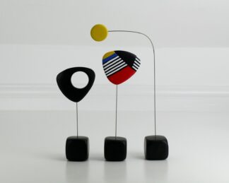 Abstract Mid Century, Modern Home, Sculpture Art