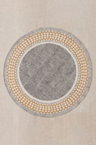 Round Rug 4X4 Feet Size, Cotton Rug, Office Rug, Floor Rug, Kitchen Rug