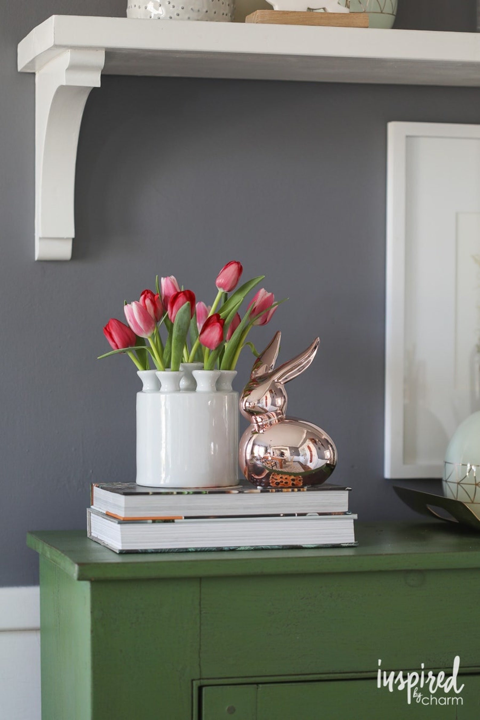 Pure White Tulip Vase Cylinder Shape With Several Spouts, Handmade Delft Porcelain