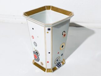 Large White Feraud Porcelain Vase Passion Goebel