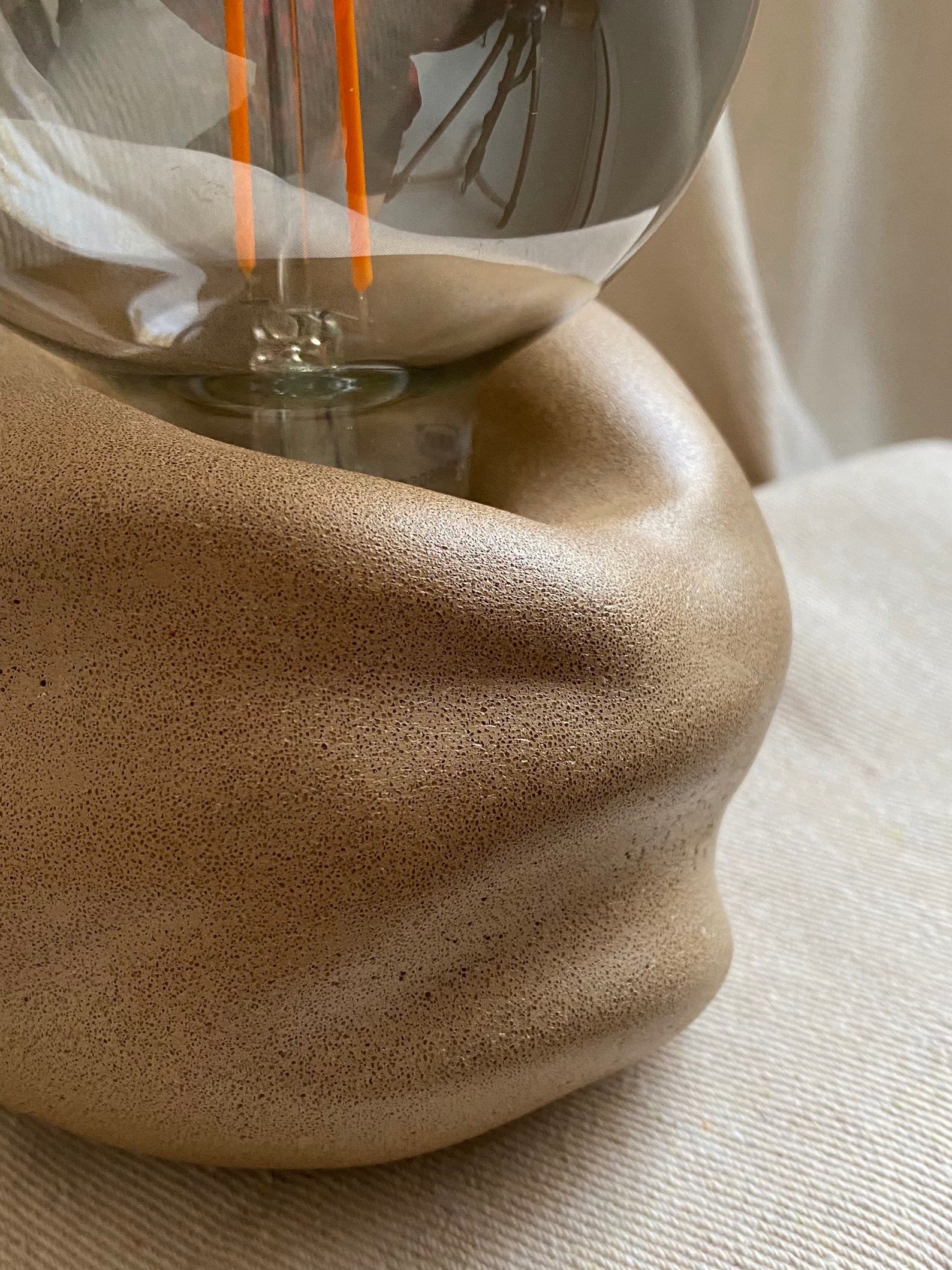 Concrete Table Lamp Room Decoration Concrete Decor - Image 3