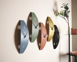 3D Metal Unique Wall Clock, Silent Modern Wall Clock