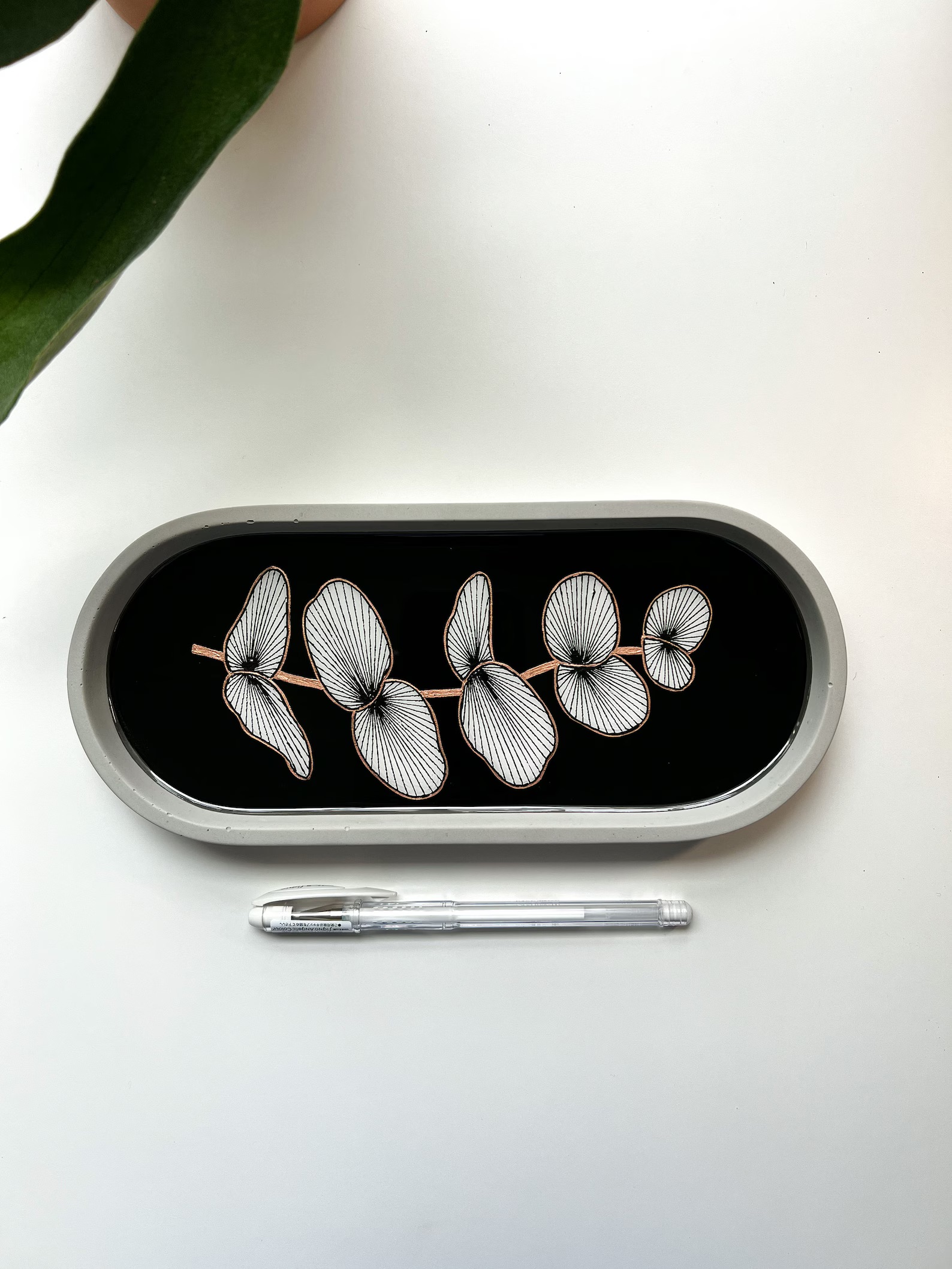 Concrete Tray, Cement Tray, Trinket Tray, Catchall Tray, Jewelry Dish - Image 2