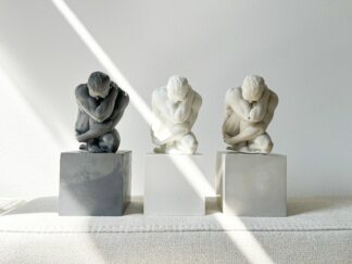 Sculpture, Concrete Statue, Man Body Bust