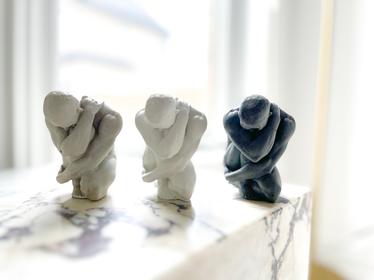 Sculpture, Concrete Statue, Man Body Bust - Image 4