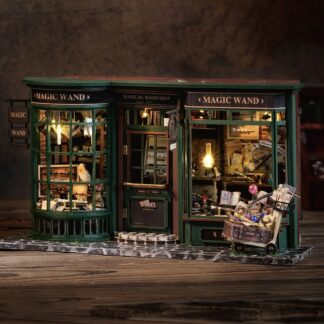 Magical Shop Miniatures Dollhouse 1:24 with light Kid and Adult Craft