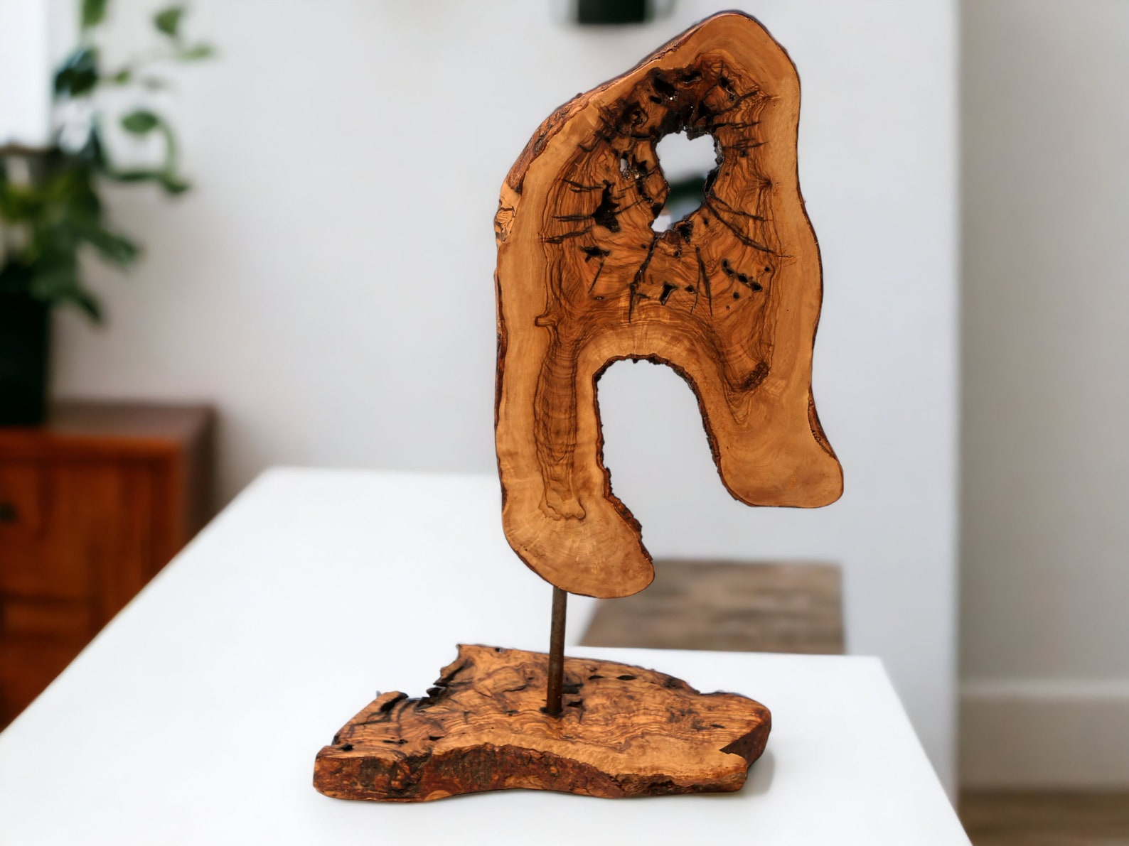 Olive Wood Unique Decorative Sculpture, Home Decor, Decoration - Image 3