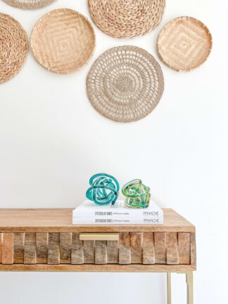 Glass Knots, Home Decor Glass Balls, Housewarming Gift