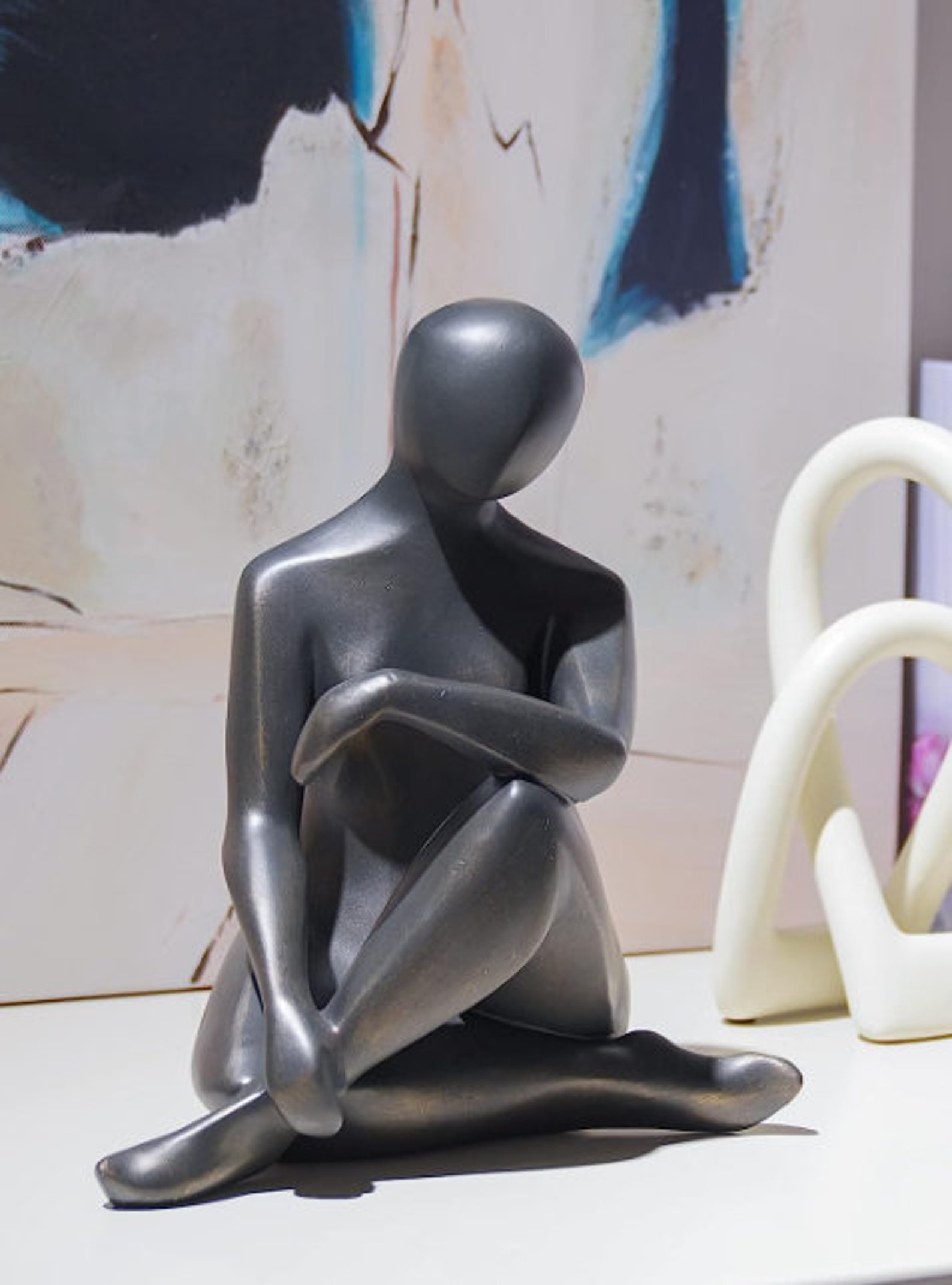 Home Decor Collectible Figurines for Bookshelf Office Livingroom