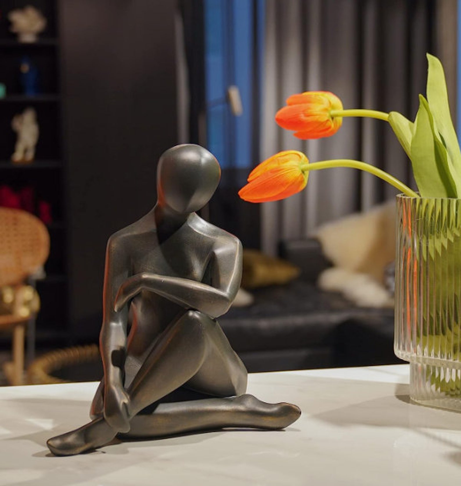 Home Decor Collectible Figurines for Bookshelf Office Livingroom - Image 2