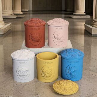 Greek God Jar Classical Decor Concrete Decor