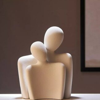 Lovers Couple Statue , Scandinavian New Year Gift