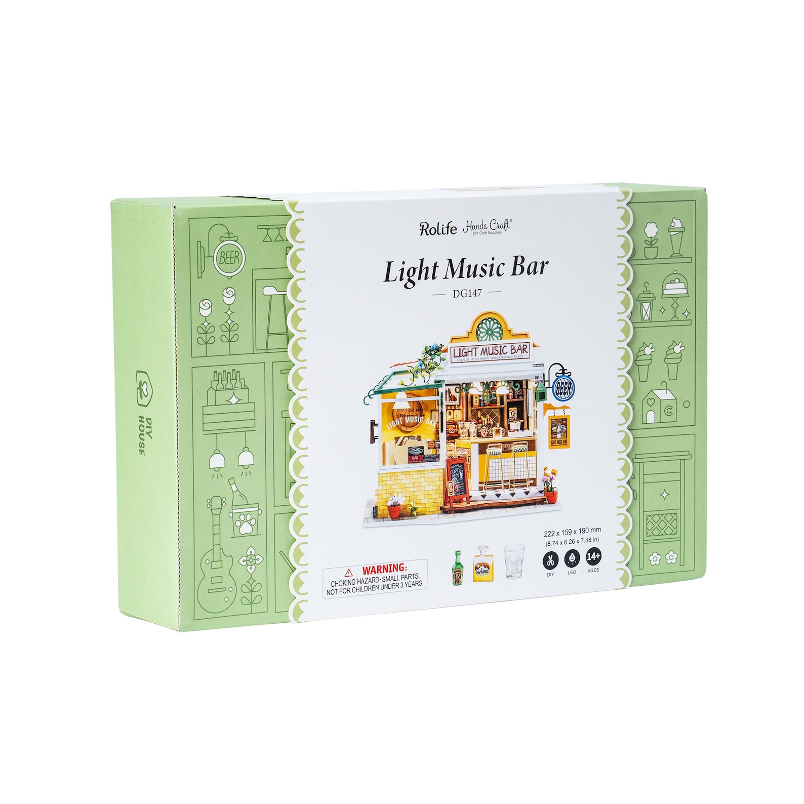 DIY Miniature House Kit: Light Music Bar - Image 3