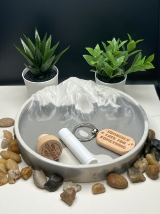 Concrete Mountain Tray