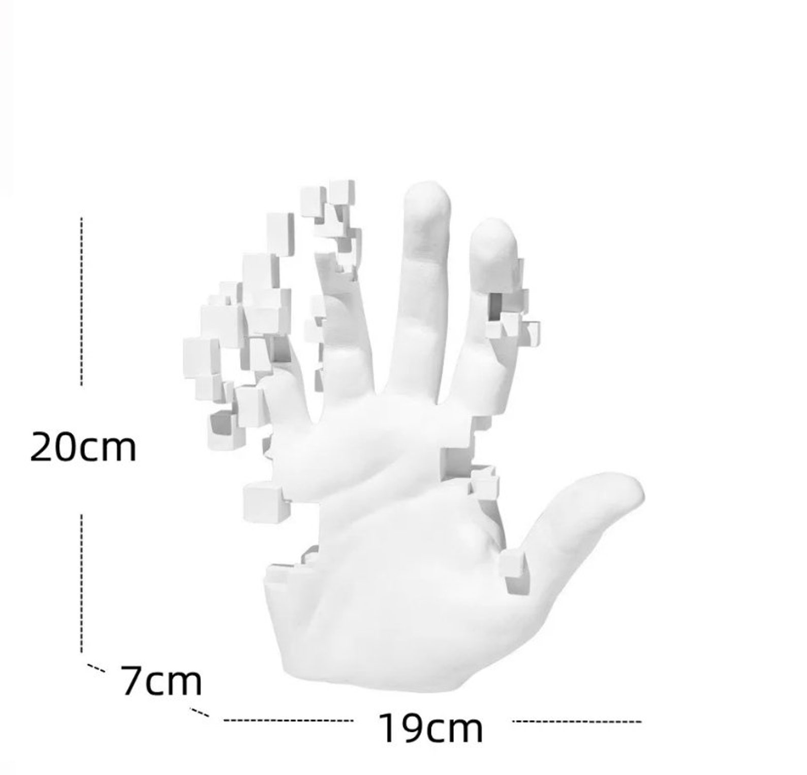 Hand Sculpture, Modern Pop Art Decor - Image 4