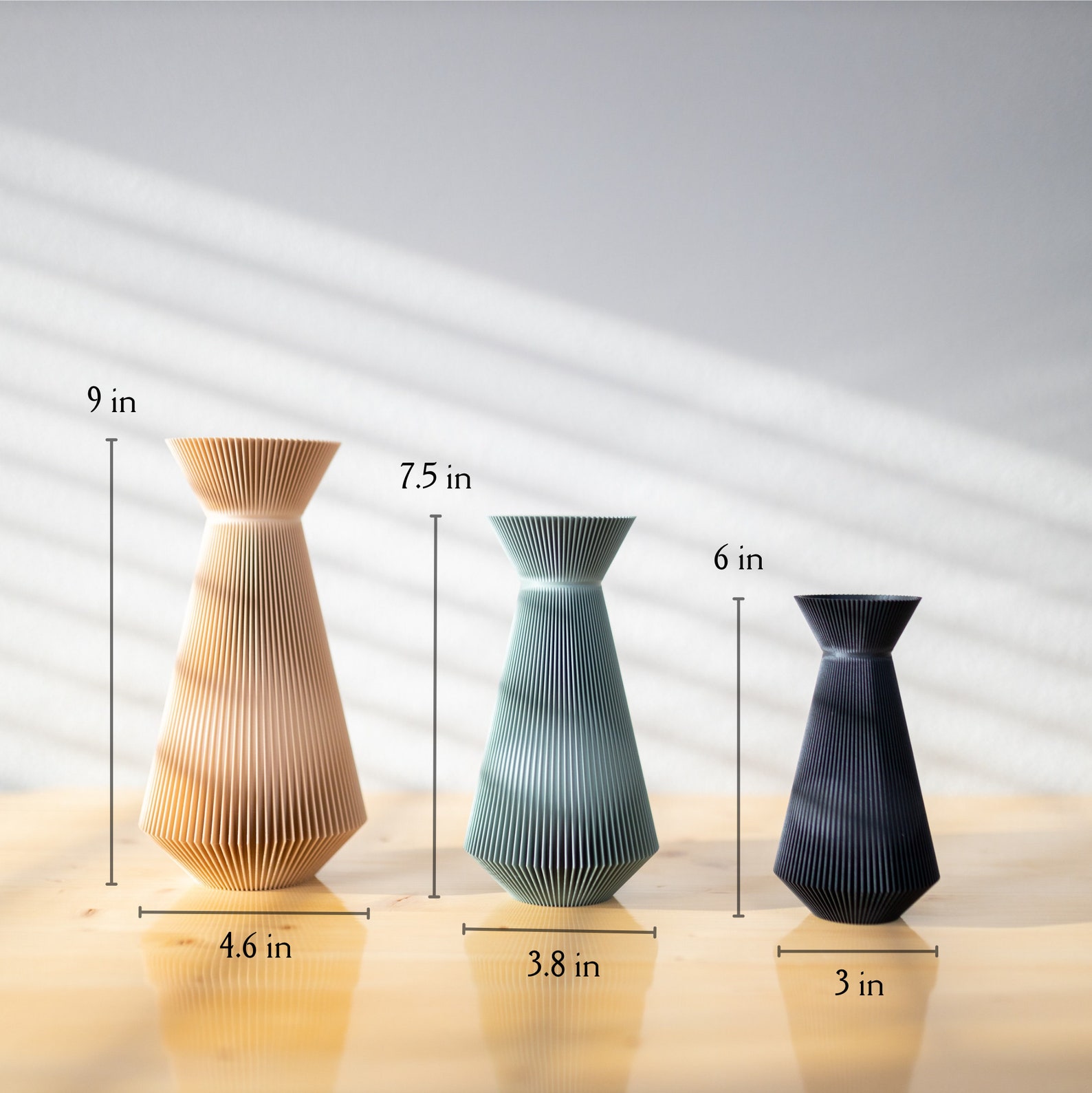 Minimalist Wooden Vase Perfect For Fresh Or Dried Flowers - Image 3