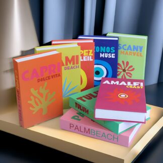 New Luxury Decorative Book Box, Travel Series Openable Book Decor