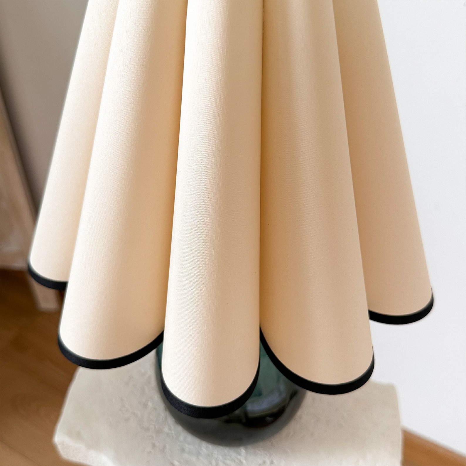 Green Glaze Ceramic Tall Table Lamp 110-250V - Image 5