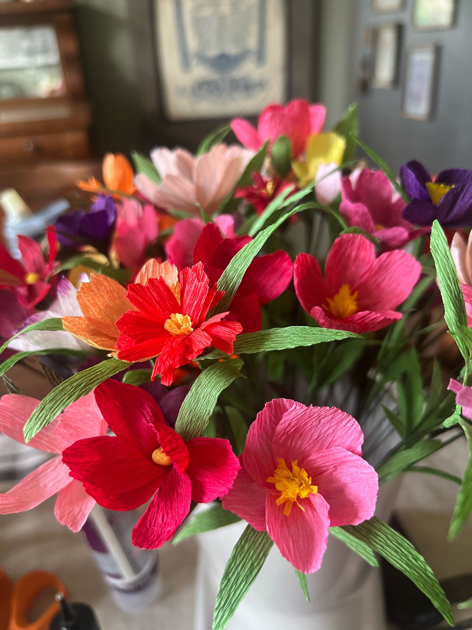 Paper Wild Flowers, Cozy Minimalist Decor - Image 2