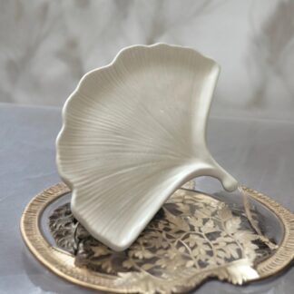 Jewelry Tray, Ginkgo Leaf Dish, Handmade Tray