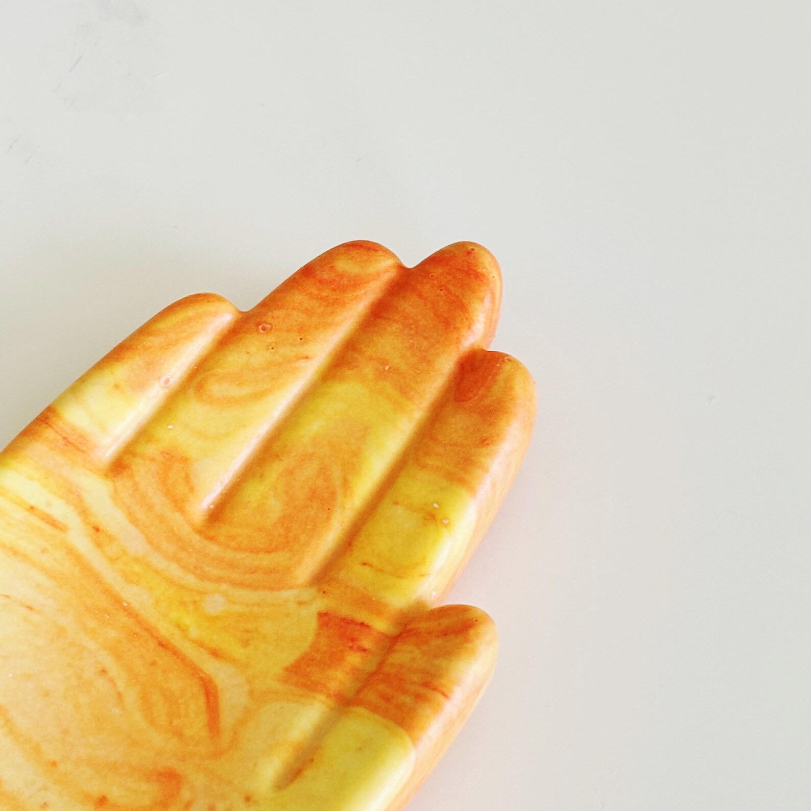 Hand Soap Tray, Small Palm Dish, Decorative Tray - Image 5