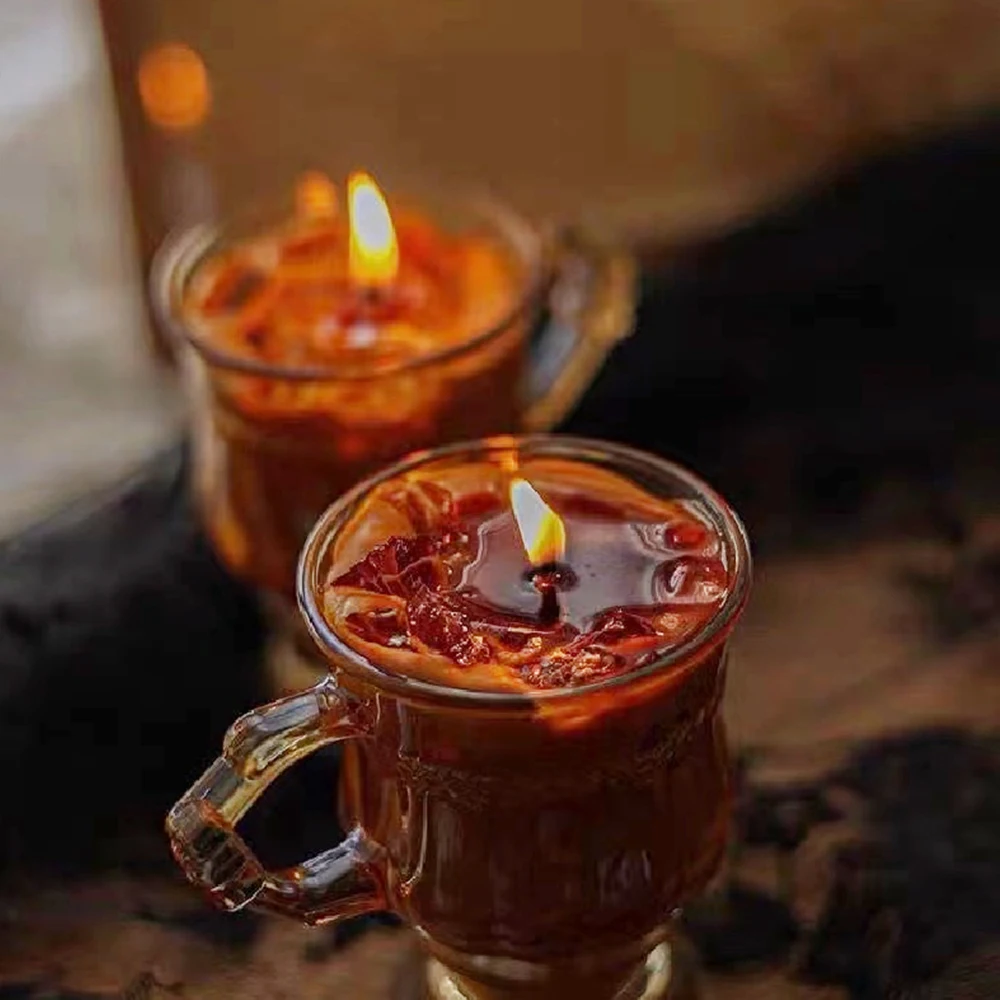 Coffee Flavor Ice American Candle Cup Decor - Image 2