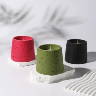 Tundra Cement Aromatherapy Scented Soy Wax Candle Jar