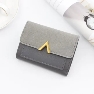 Minimalist Small Mini Leather Purse Women Wallet