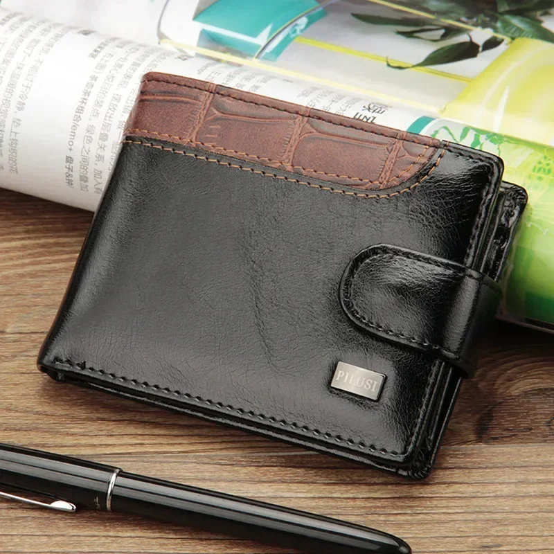 Retro Vintage Men Leather Wallet
