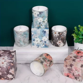 Long Lasting Aromatherapy Jar Candle Soy Wax Candle (4PCS/set)