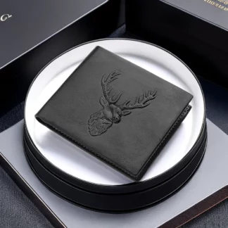 New 3D Embossed Pattern Men's Short Wallet