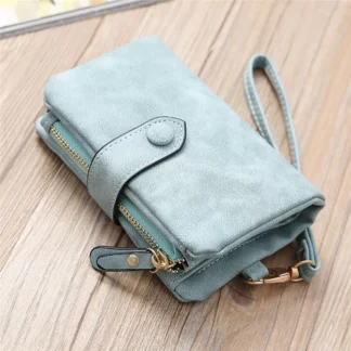 Quality PU Leather Folding Short Women Wallet