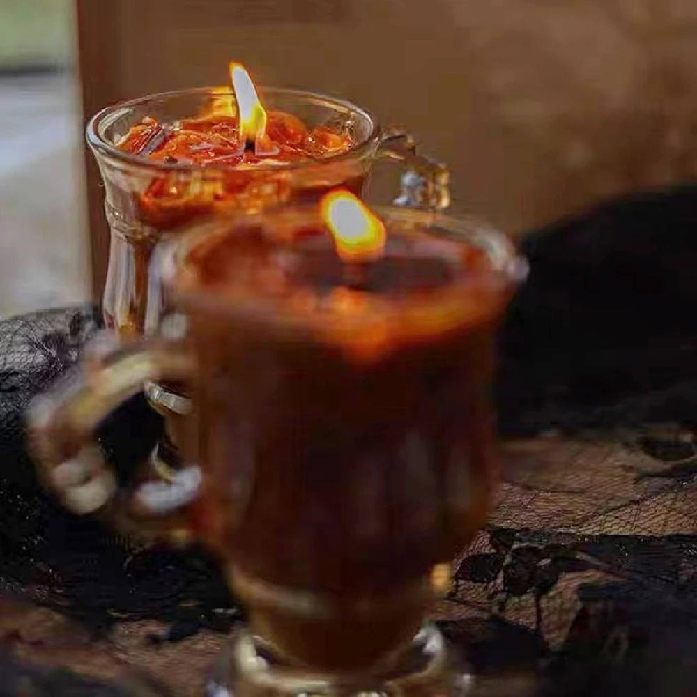 Coffee Flavor Ice American Candle Cup Decor - Image 4