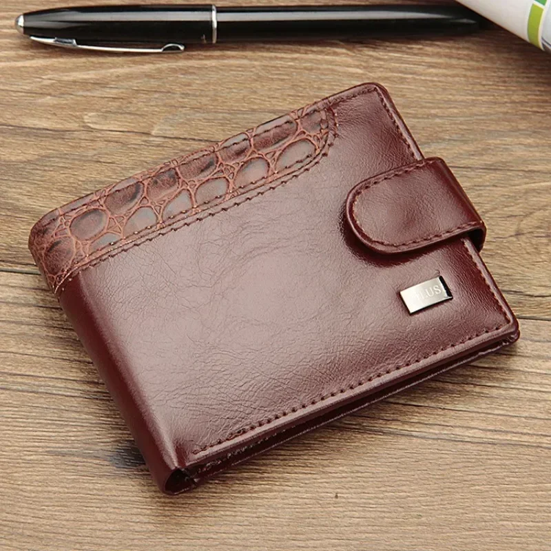 Retro Vintage Men Leather Wallet - Image 6
