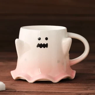 Halloween Ghost Ceramic Water Cup Elf Mug Creative Coffee Couple Cup