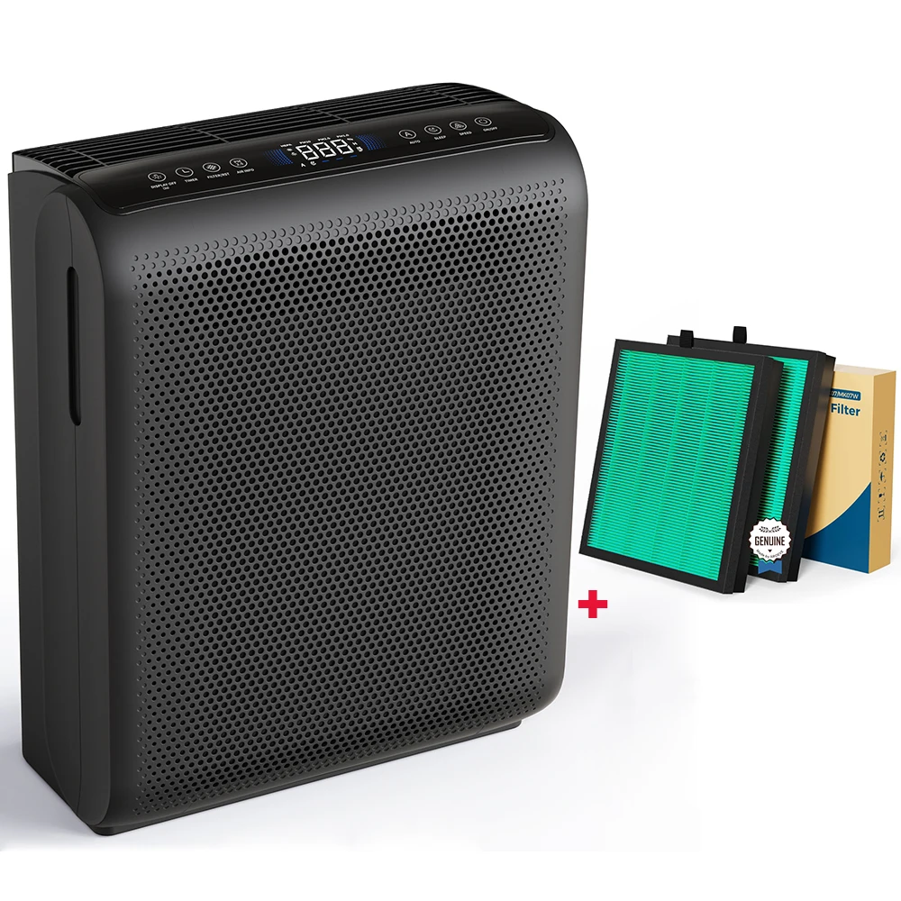 Air Purifier 1504 Sq.Ft Touch Control Smart Timer 3 Speed , Washable Filters, for Pet Dander, Pollen, Smoke Bedroom, MK07 - Image 6