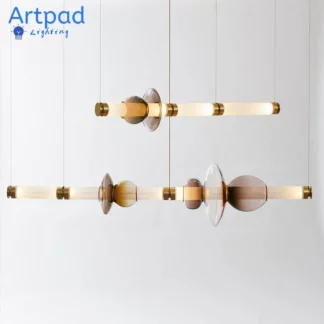 Nordic Glass Lampshade Pendant Lights Restaurant Kitchen Living Room Glass LED Lamps Ceiling Suspension Lamp Decor Chandelier