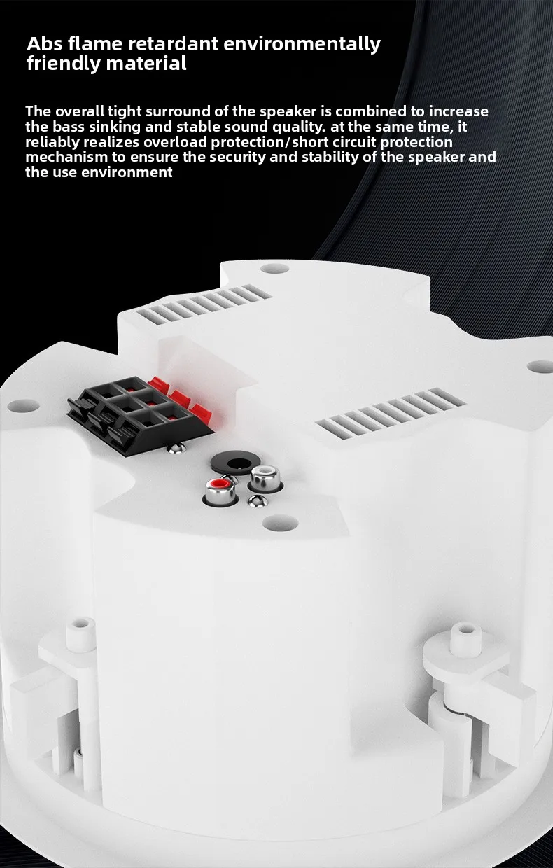 HotSale Wireless Ceiling Speaker Bluetooth in-Ceiling Embedded Subwoofer Home Theater Sound System in Wall Easy Install Password - Image 10