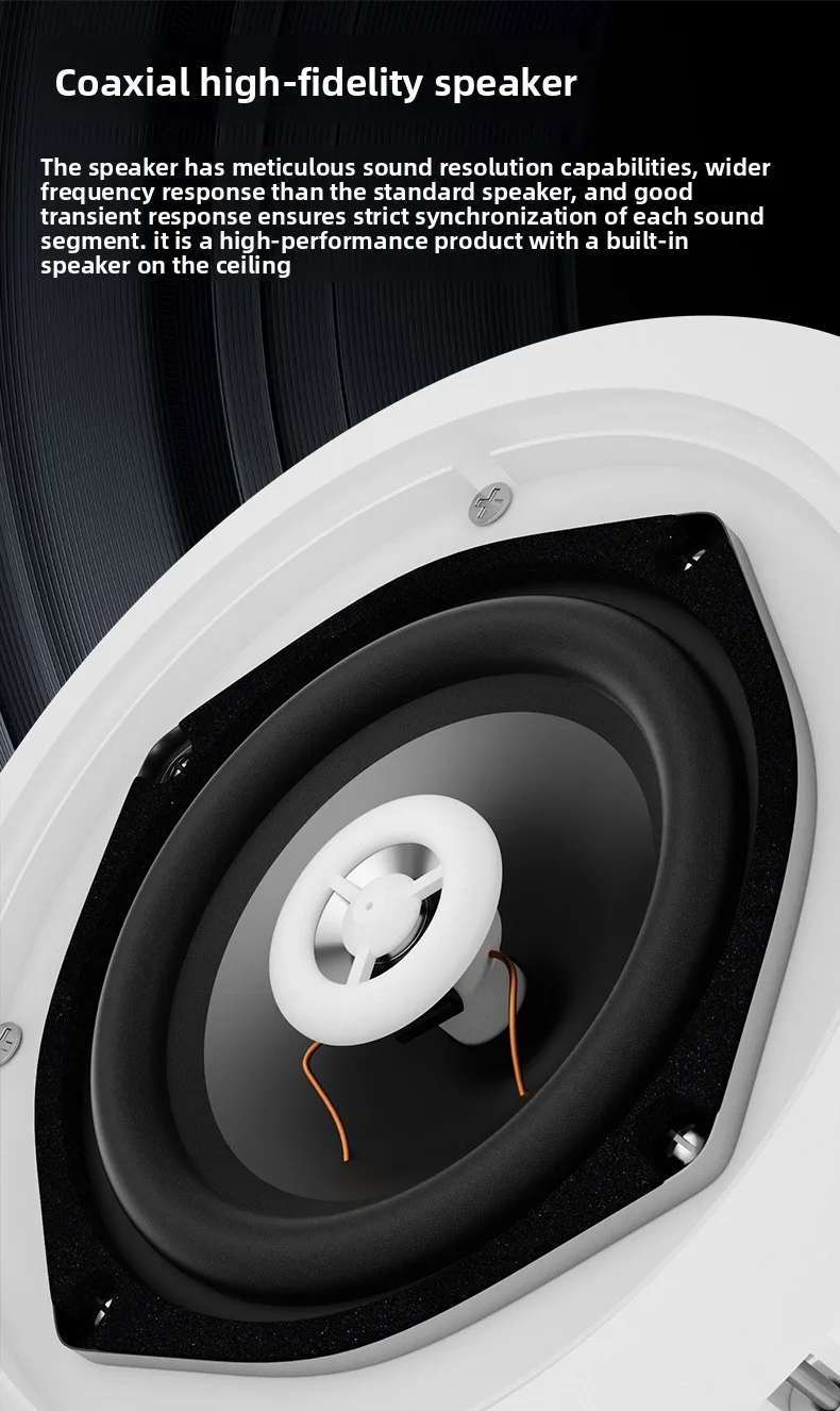 HotSale Wireless Ceiling Speaker Bluetooth in-Ceiling Embedded Subwoofer Home Theater Sound System in Wall Easy Install Password - Image 11