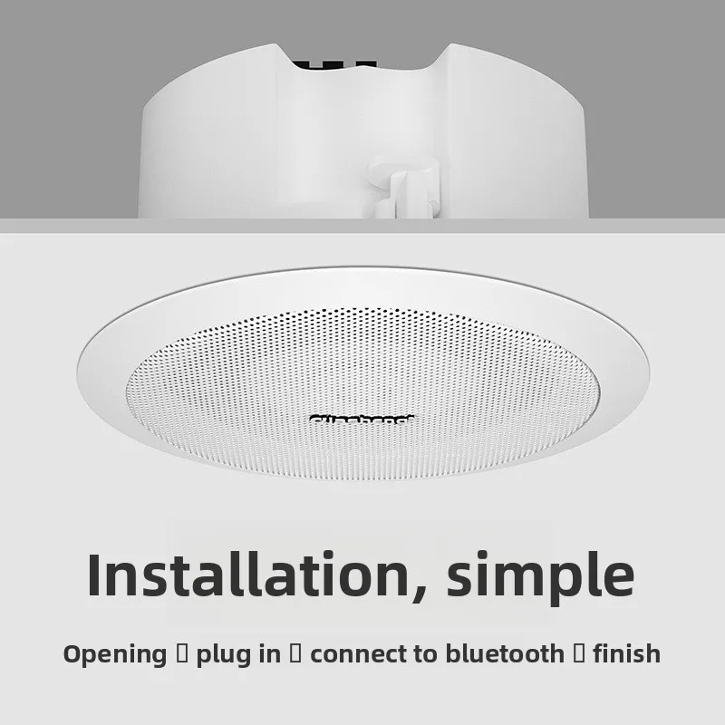HotSale Wireless Ceiling Speaker Bluetooth in-Ceiling Embedded Subwoofer Home Theater Sound System in Wall Easy Install Password - Image 2