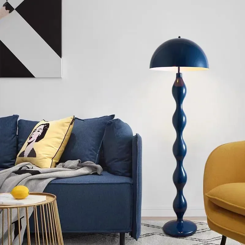 Nordic retro mushroom floor lamp creative LED lamp living room bedroom bedside table hotel room decoration color desk lamp - Image 2