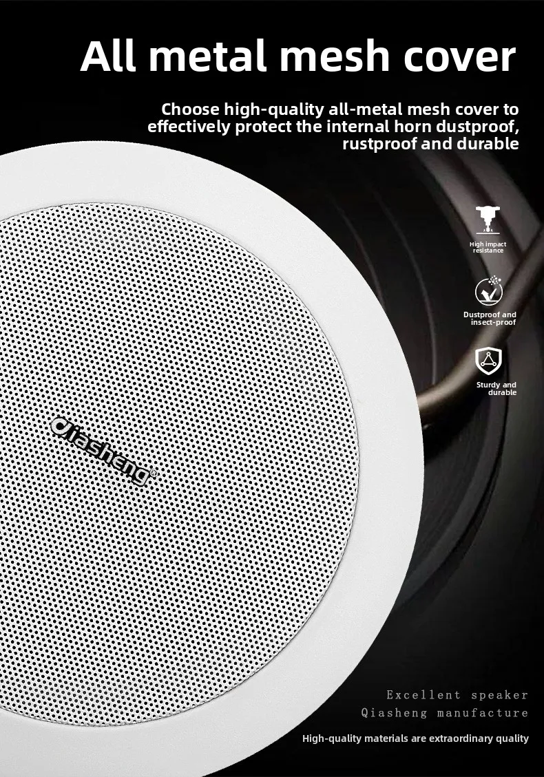HotSale Wireless Ceiling Speaker Bluetooth in-Ceiling Embedded Subwoofer Home Theater Sound System in Wall Easy Install Password - Image 9